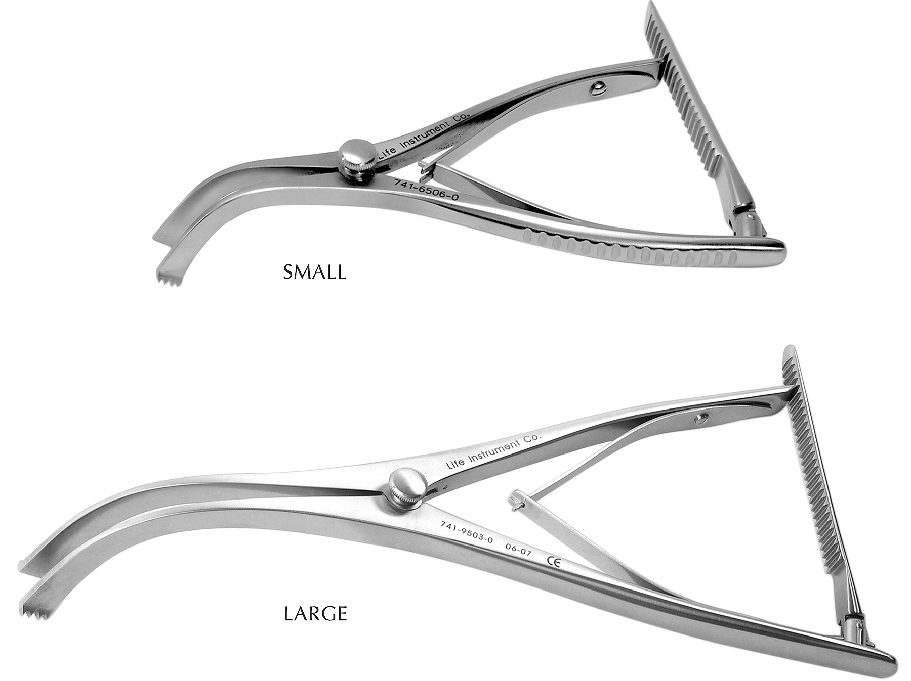 Inge Lamina Spreader, Jaws Open To 1 1/2", W/ Teeth, 9 1/2" (24.2 Cm)